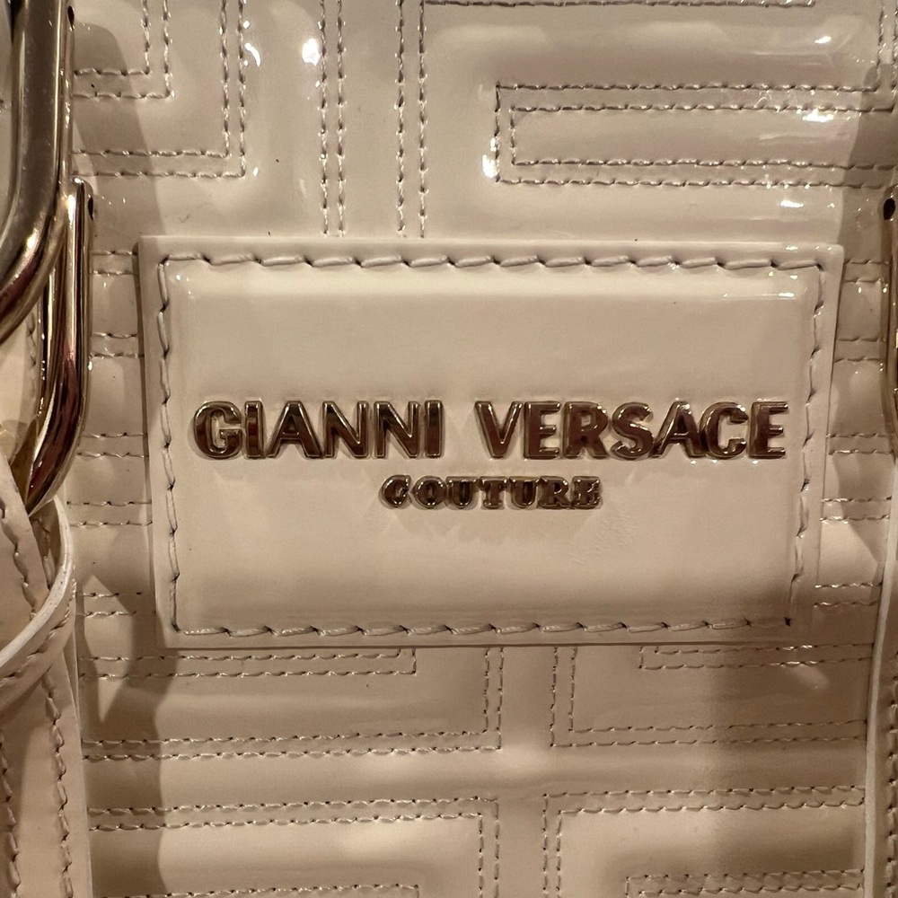 Versace Couture White Shoulder Bag